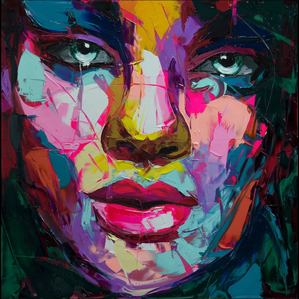 Francoise Nielly Portrait Palette Painting Expression Face136